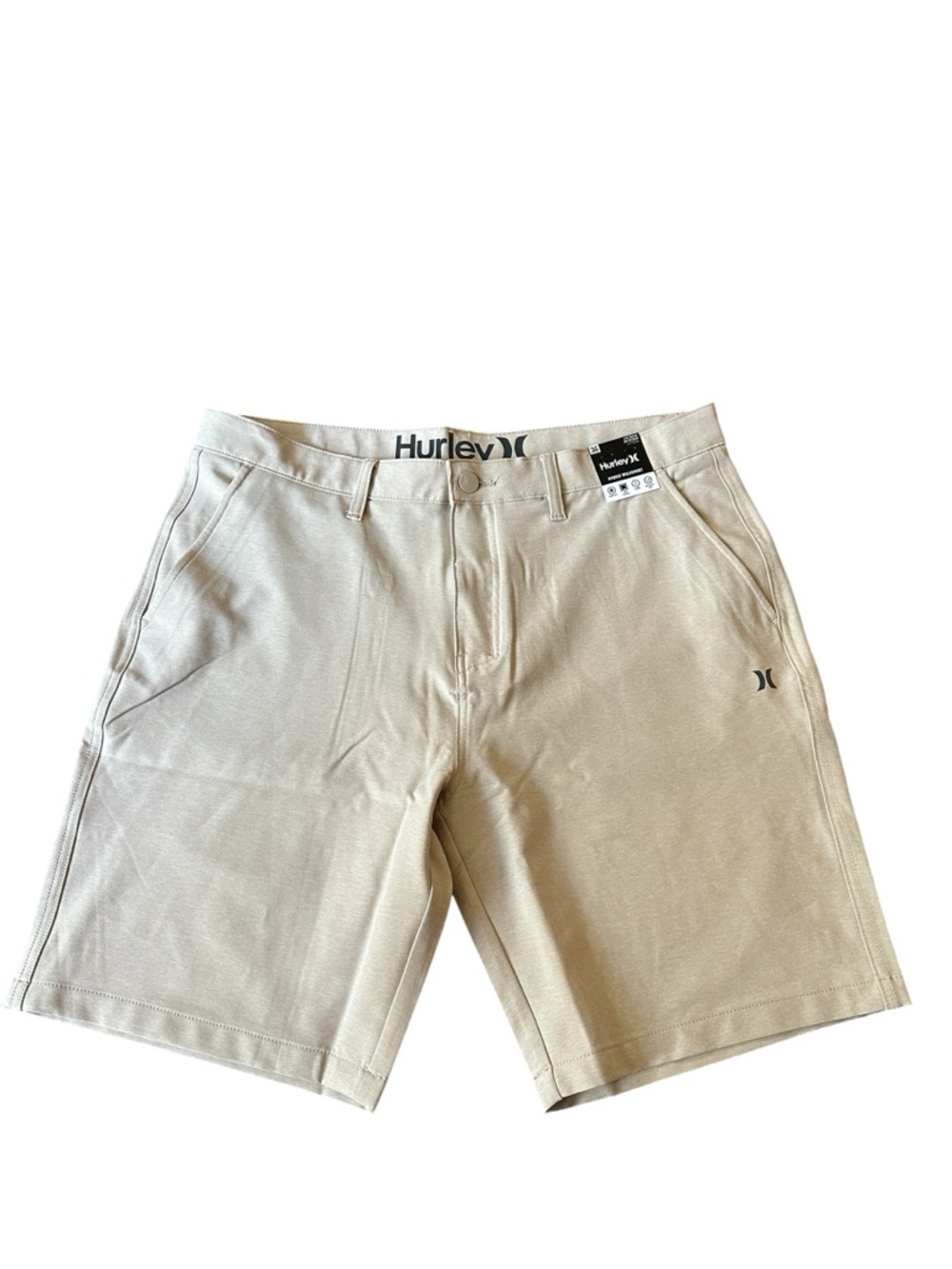 Hurley Men's Hazelnut Short All Day Hybrid 4-Way Stretch Walk Short Sz 36 9.5” I
